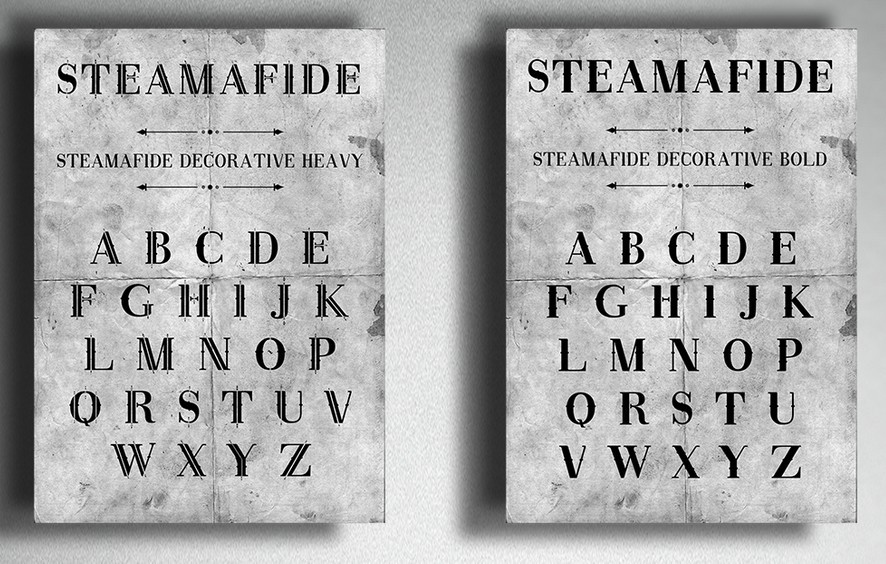 STEAMAFIDE Free Font